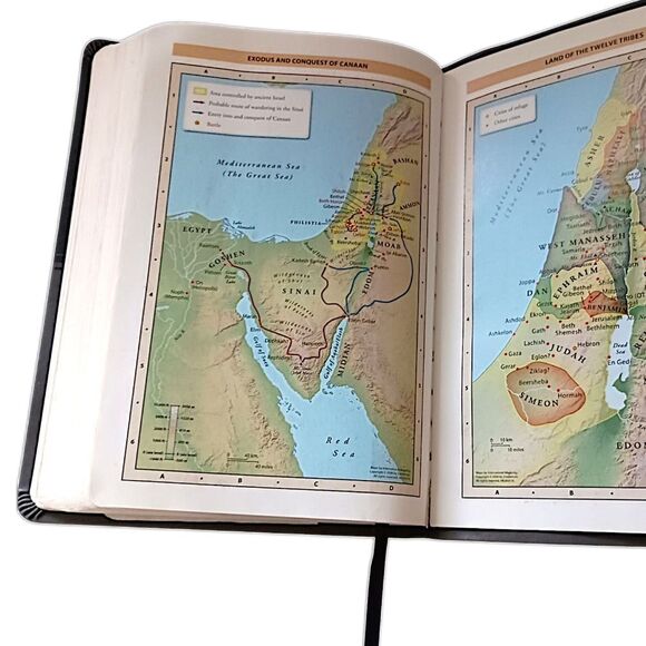 Thinline Bible Large Print Imitation Leather Red Letter Edition Thomas Nelson - Picture 11 of 16